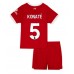 Billige Liverpool Ibrahima Konate #5 Børnetøj Hjemmebanetrøje til baby 2023-24 Kortærmet (+ korte bukser)